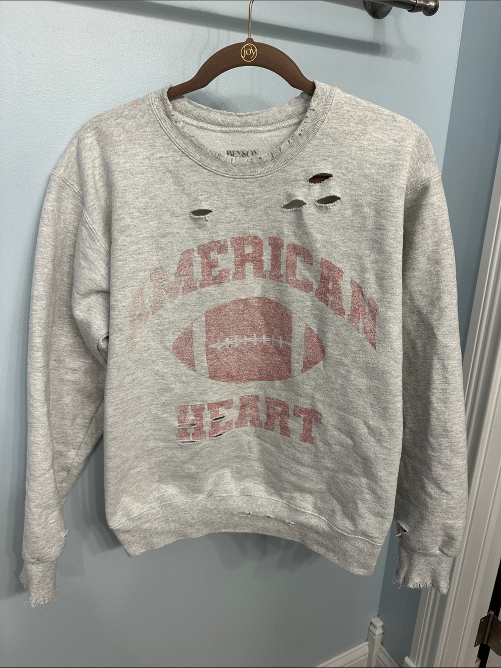 Benson Boone American heart tour sweatshirt